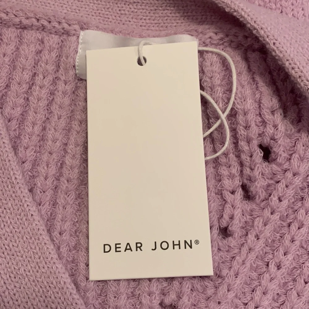 Dear John lavender sz L v neck knit sweater vest